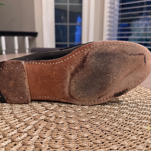 GH Bass & Co black loafers - Picture 4 of 6